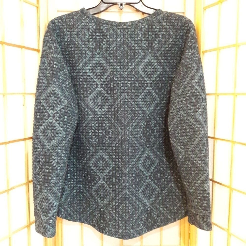 H&M Quilted Diamond Pattern Hi Low Sweater - Picture 2 of 4